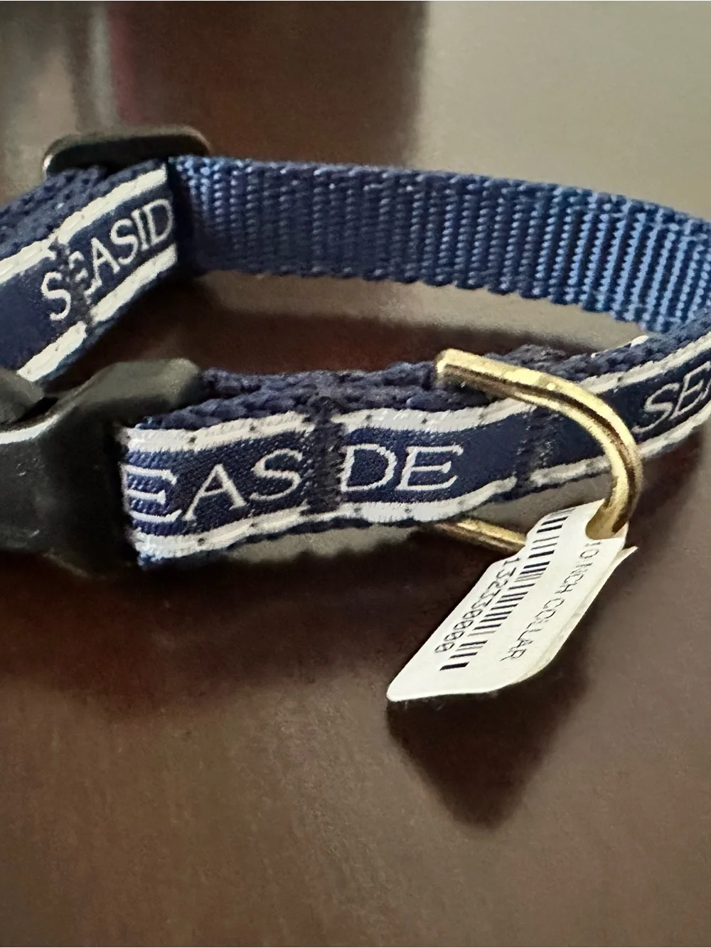 The Seaside Style Navy 14 Inch Teacup Collar
